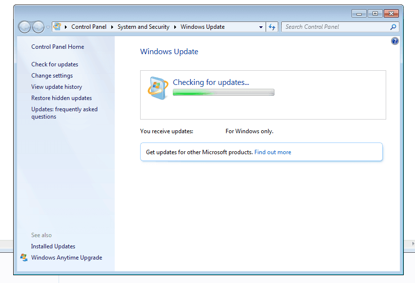 update windows