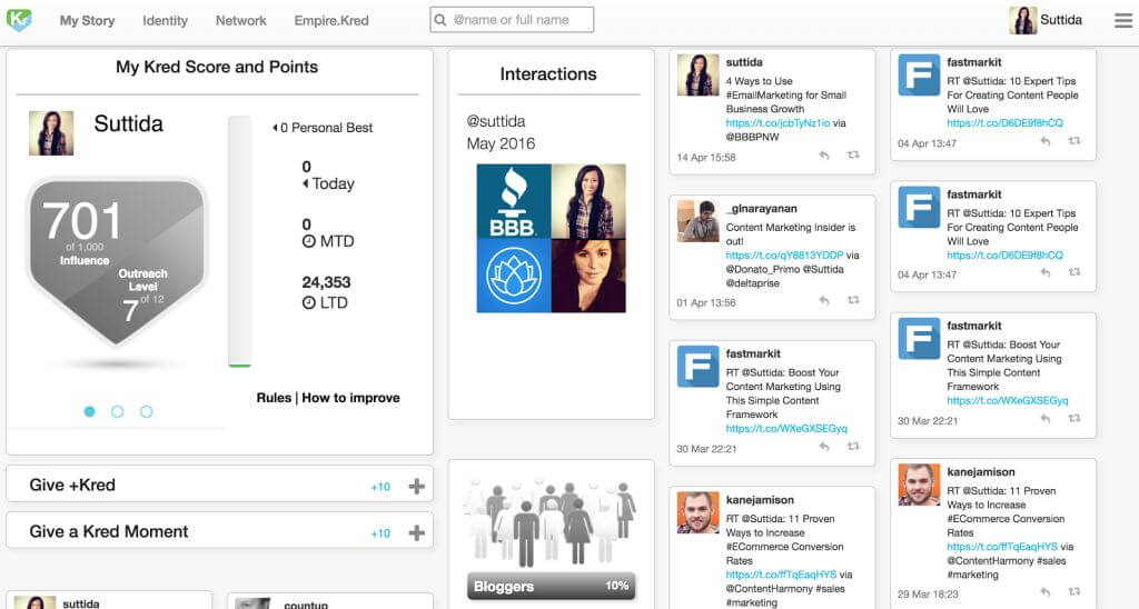 Best Tools to use for Content Marketing Tools 3 Kred