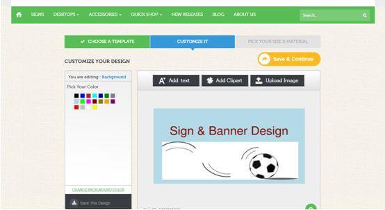 Sign & Banner Design Tool