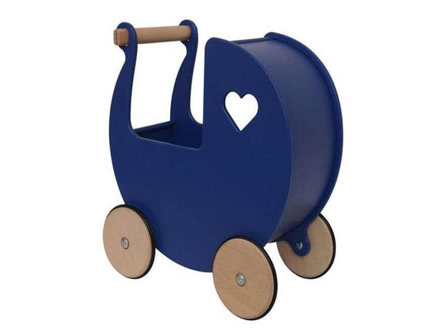 Handmade Wooden Doll Pram