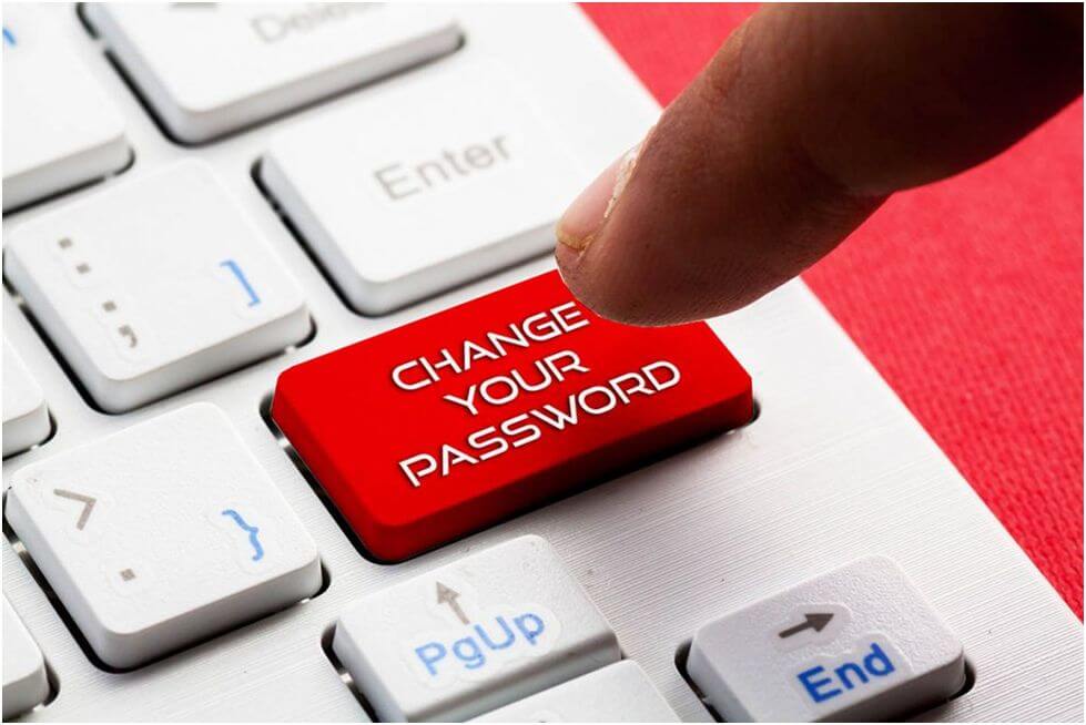 Changing your passwords