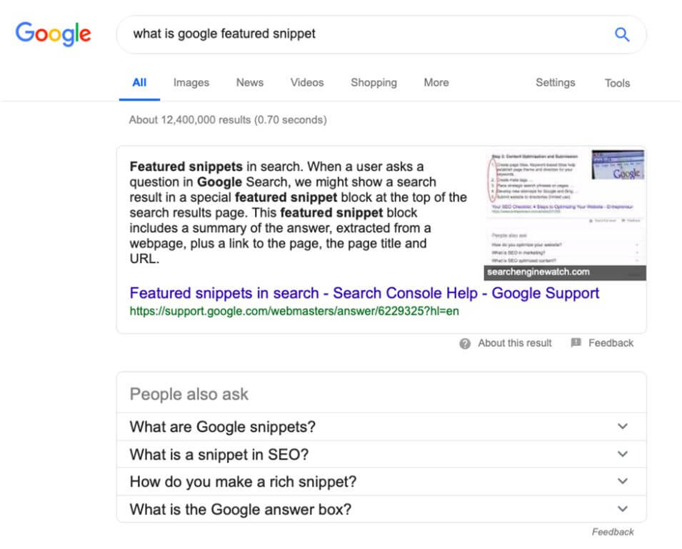 Featured Snippets