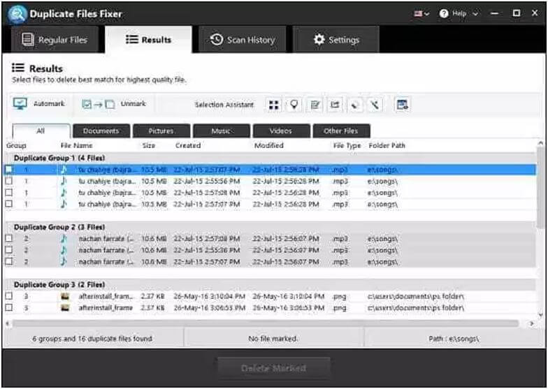 Duplicate Files Fixer