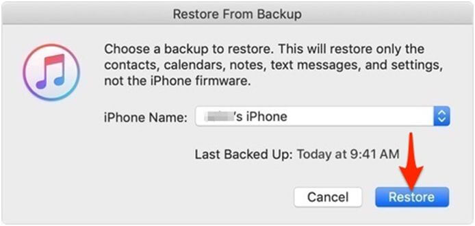 iTunes backup