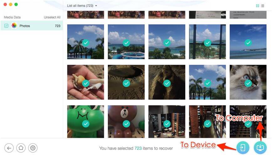 Recover Lost Photos from iPhone iPad with Top 5 Methods 8 recover the photos to iPhone’s Photos App