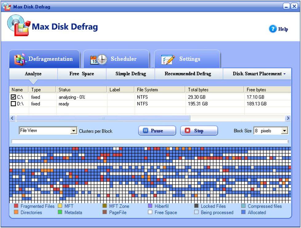 Max Disk Defrag