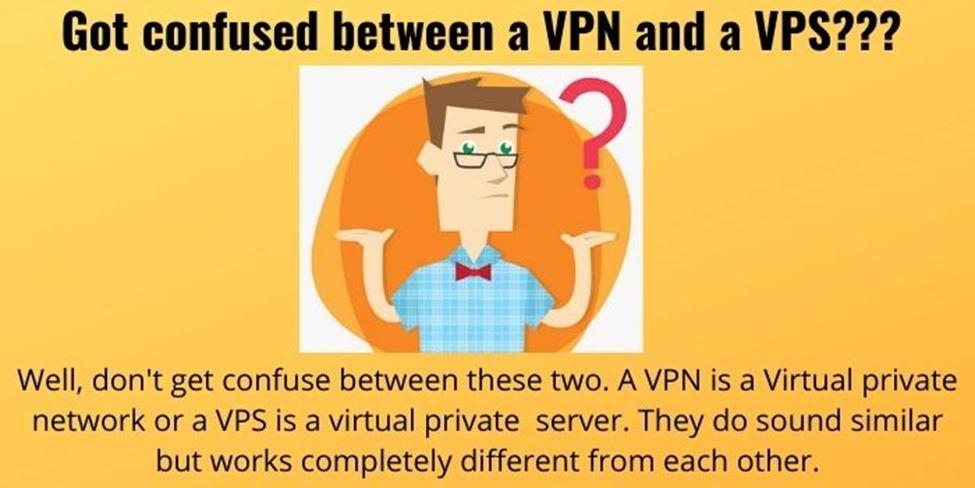 Difference between VPS and VPN