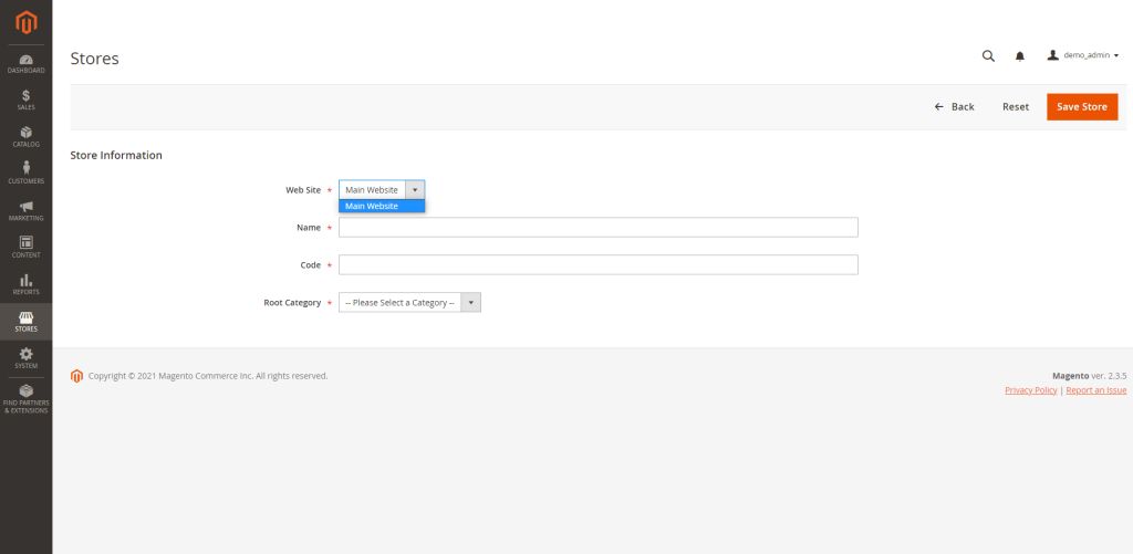 How to Configure Magento 2 Multistore 4 Create stores