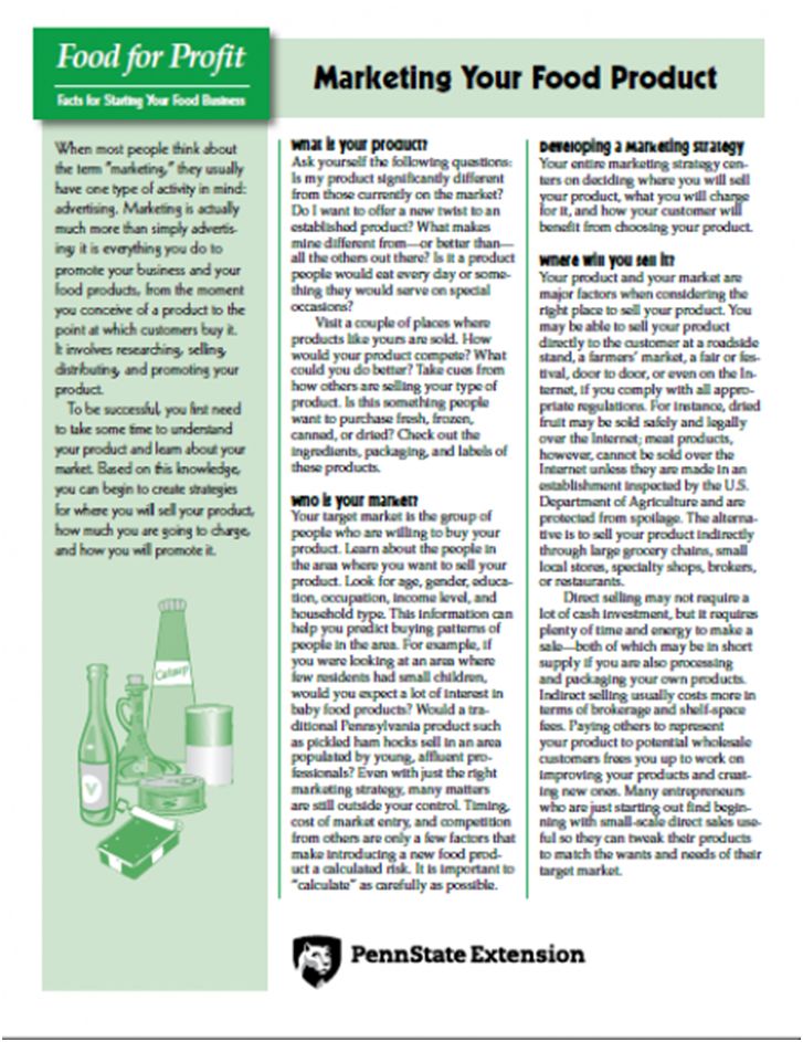 How To Market Food Product Correctly