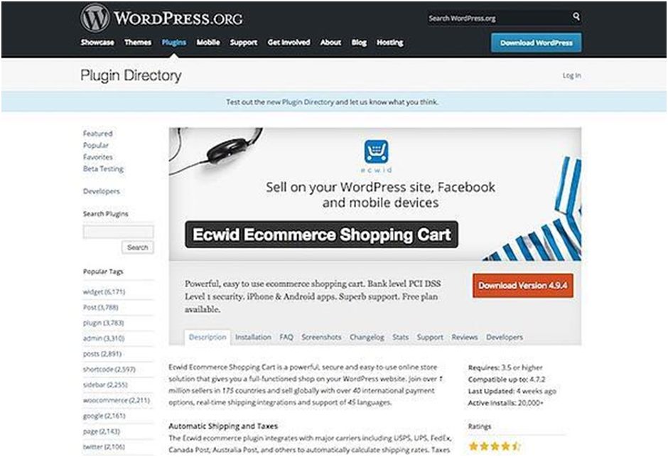 E-commerce Shopping Cart