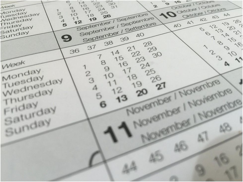 Make a frequent communication calendar