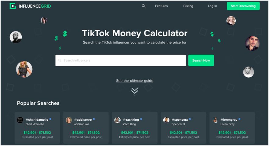 TikTok Money Calculator