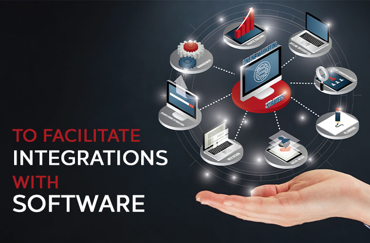 To facilitate integrations with software