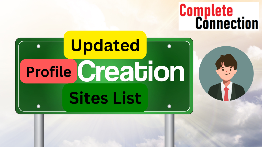 Profile creation sites