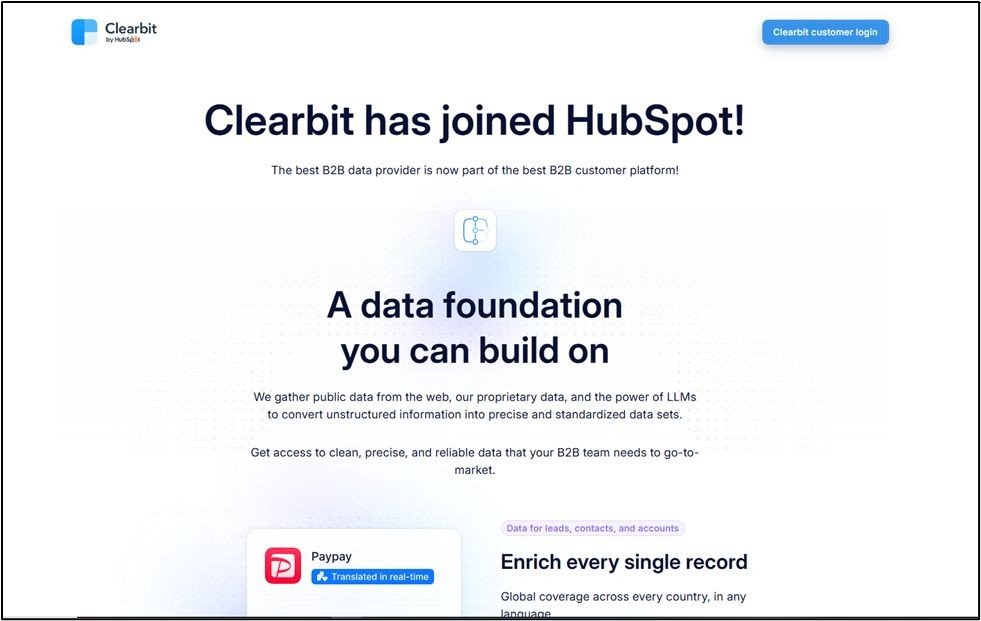 Clearbit