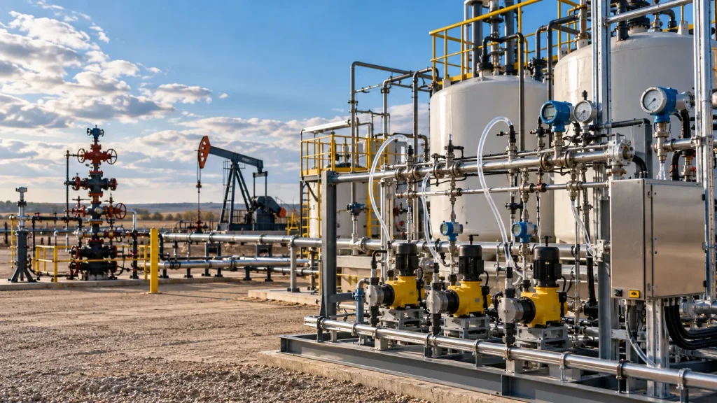 Industrial Oilfield Chemical Injection Skid